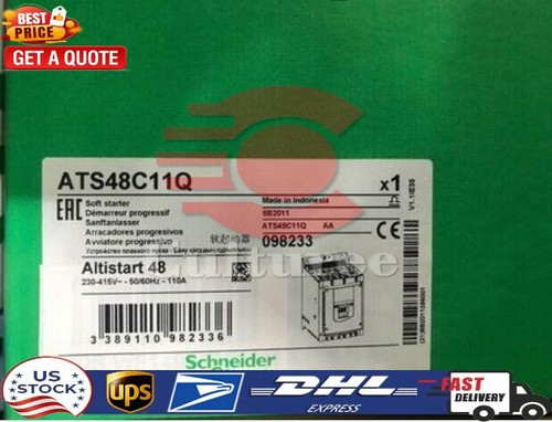New Schneider Ats48c11q Plc Module Ats48c11q