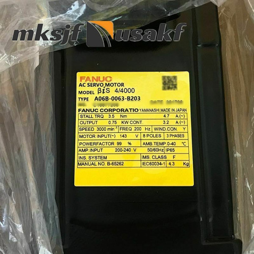 1pc New Fanuc A06b-0063-b203 Servo Motor A06b0063b203