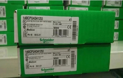 New Schneider 140cpu43412u Plc Controller Module 140cpu43412u