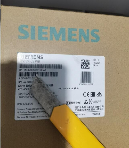 1pc New Siemens 6sl3210-5de21-0ua0 6sl32105de210ua0