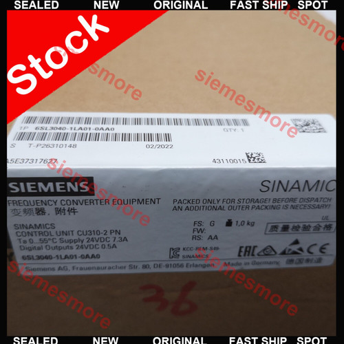 1 Pcs New Siemens Plc 6sl3040-1la01-0aa0 6sl3 040-1la01-0aa0