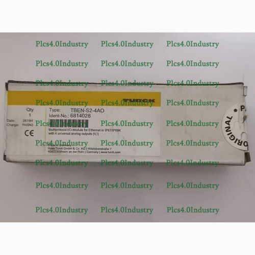 One New Turck Tben-s2-4ao 6814028 Module
