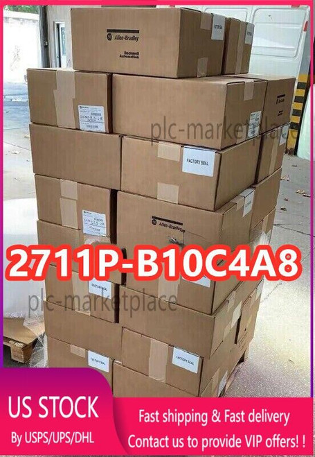 New Ab 2711p-b10c4a8 Panelview Plus 6 1000 Key/touch/enet 1pcs