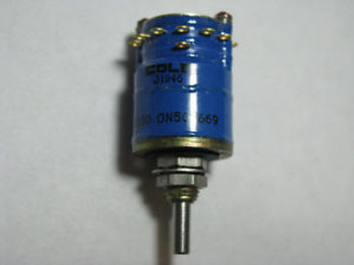 Cole  0N502669   Rotary Switch  Nsn:  5930-01-139-5026  On502669