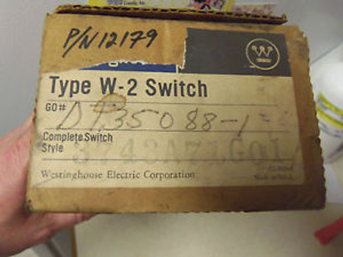 Westinghouse~Type W-2 Switch~Style# 3806A88G01~Complete New In Box