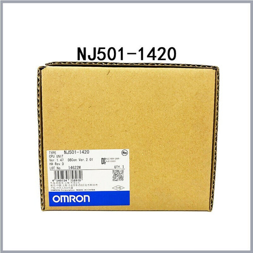 New Original Omron Nj501-1420 Cpu Unit Module Nj501-1420