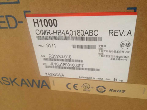 One New Yaskawa Cimr-hb4a0180abc Inverter Cimrhb4a0180abc