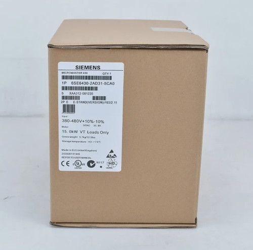 One New Siemens 6se6430-2ad31-5ca0 6se6430 2ad31 5ca0