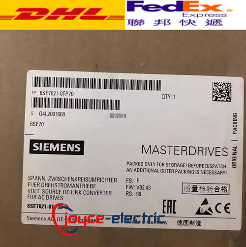 6se7021-0tp70 New Siemens Drive Plc Inverter 6se70210tp70