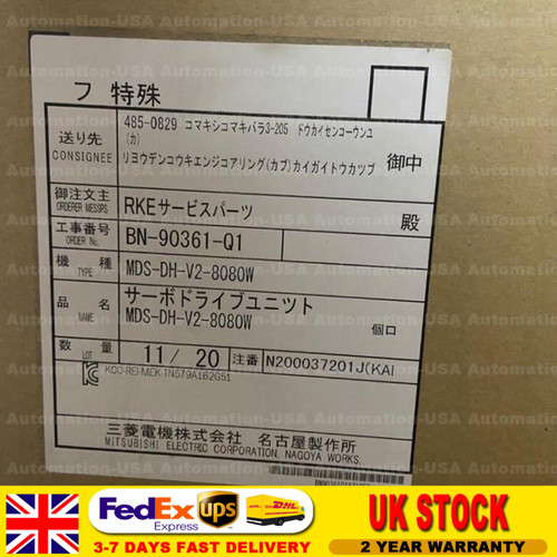 1pc New Mds-dh-v2-8080w Mitsubishi Servo Drive Xr