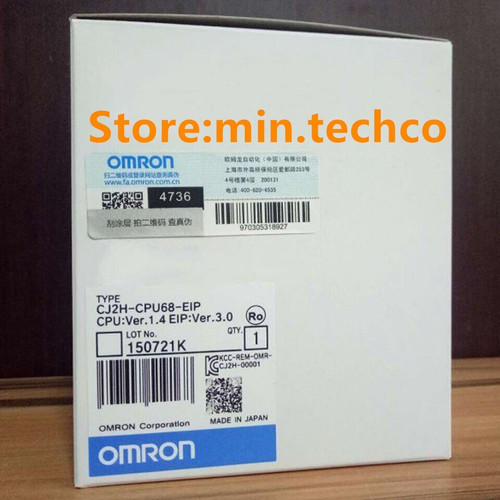 New Original Omron Cj2h-cpu68-eip Plc Module Cj2h-cpu68-eip