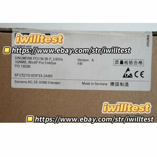 6fc5210-0df33-2ab0 Siemens New 6fc5210-0df33-2ab0