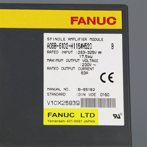 1pc New Fanuc A06b-6102-h115 H520 Servo Driver