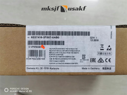 1pc Siemens 6es7416-3fs07-0ab0 6es7 416-3fs07-0ab0 New