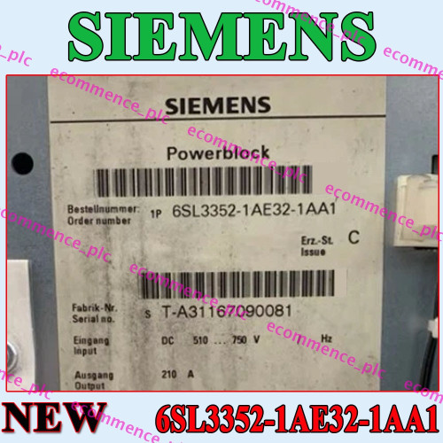 New Siemens 6sl3352-1ae32-1aa1 Sinamics Replacement Power Block