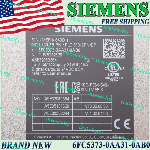 New Factory Sealed Siemens 6fc5373-0aa31-0ab0 Us