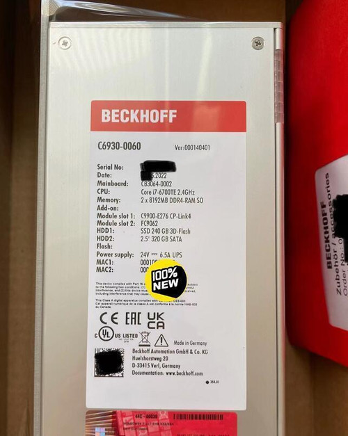 5pcs C6930-0060 Beckhoff Industrial Computer