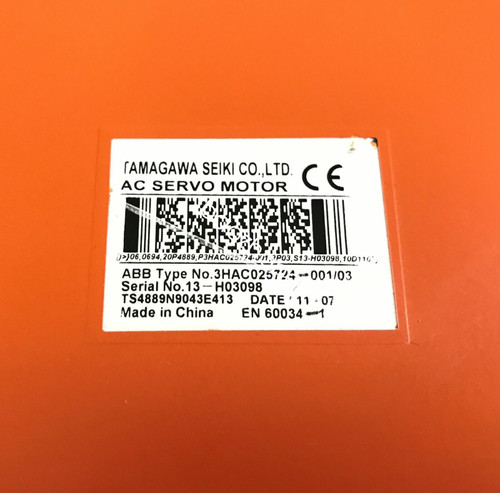 Abb 3hac025724-001 Abb Servo Motor New or
