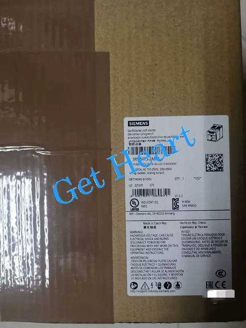 New Siemens Soft Starter 3rw5073-2ab14 or