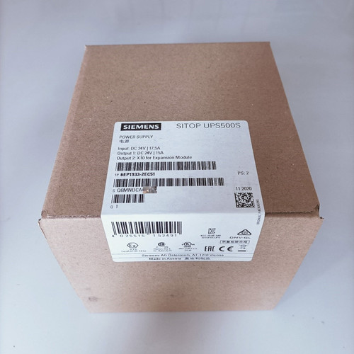 1pc New Siemens 6ep1933-2ec51 Power Supply 24vdc/15a Ship