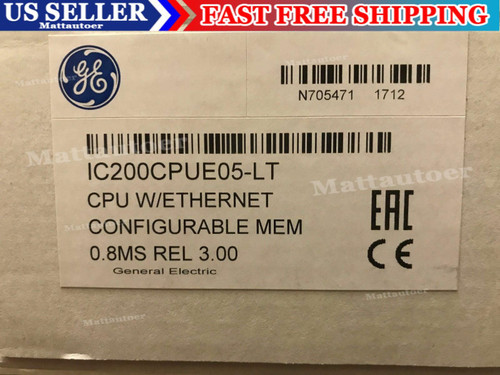New Original Ge Fanuc Cpu Unit Ic200cpue05 or