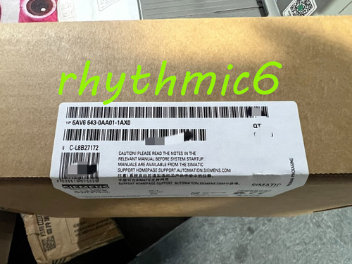 Brand Siemens 6av6643-0aa01-1ax0 Touch Screen Fast or