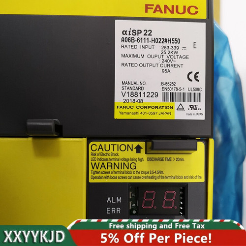 Fanuc Servo Amplifier A06b-6111-h022 H550 or
