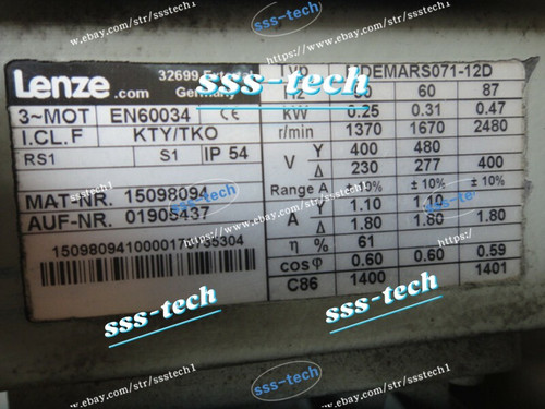 Used En60034 or