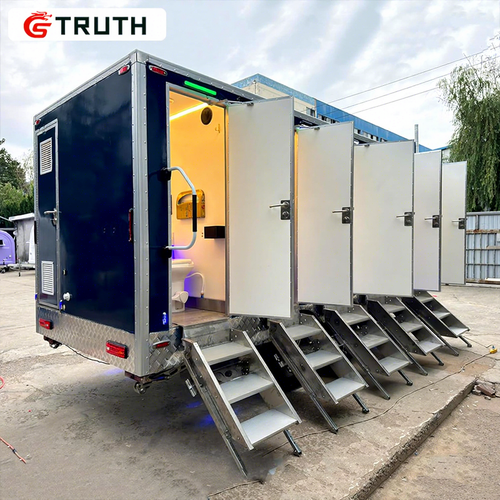 Qingdao Truth Technology Co., Ltd. Luxury Outdoor Toilet Trailer for Beach Weddings and Parties