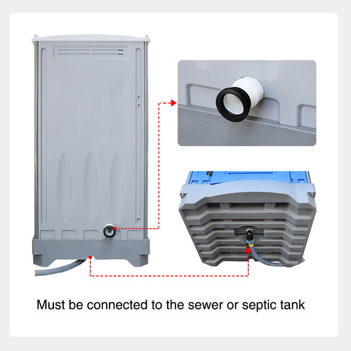 Xiamen Toppla Material Technology Co., Ltd. Double Layer Plastic Portable Bathroom Unit with Shower and Toilet