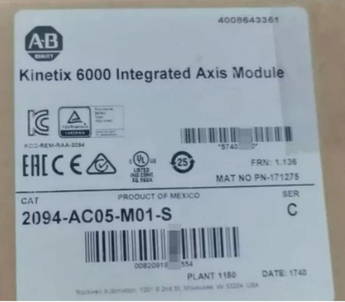Allen-bradley 2094-ac05-m01-s - Kinetix 6000 Integrated Axis Module