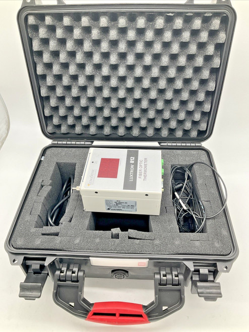 Lumasense Luxtron 812 Fiber Optic Thermometer - Used with Case & Probes