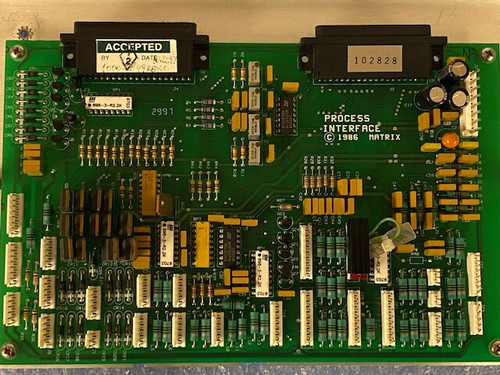 Matrix Integrated Systems Process Interface Pcb P/n 9000-0049