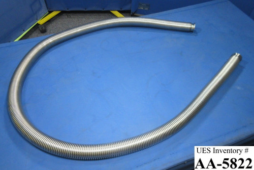 Hp Mks Instruments Kf50 Stainless Steel Vacuum Flex Bellows Pipe, 100 1/2