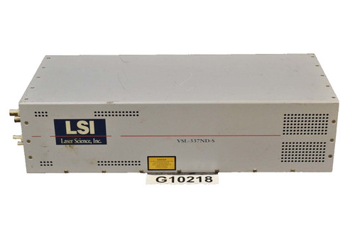 Lsi Laser Science Vsl-337nd-s Pulsed Uv Nitrogen Laser - Used