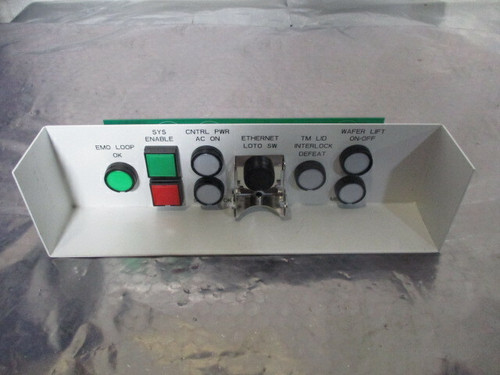 Novellus C450 Pushbutton Control Assy for Wafer Processing