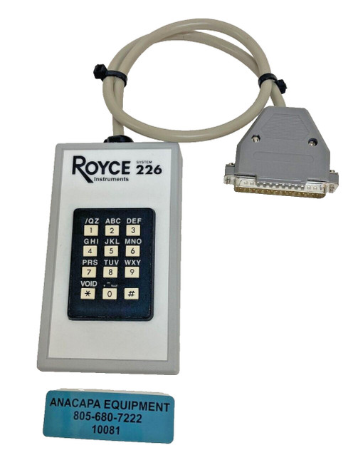 Royce Instruments 226 Bond Pull Tester Keypad Kbd-1115