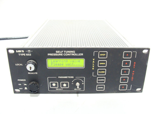 Mks Type 652 Self Tuning Pressure Valve Controller - As-is