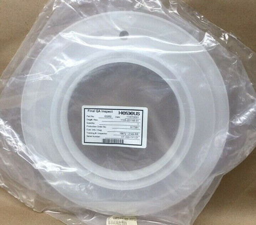 Heraeus 63262 Quartz Cap 1105-201195-51 Procacc Ef/sp
