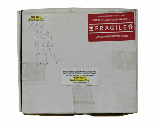Amat Quartz Oxide Shadow Ring Self Align 150mm 0200-39347
