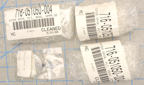 Lam Research 716-05100-004 Quartz Outer Spacer - Lot of 4 Used