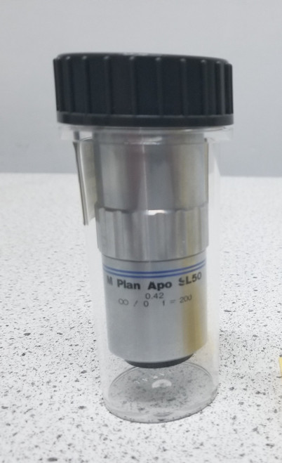 Mitutoyo Mplan Apo Sl 50 50x Microscope Objective Lens
