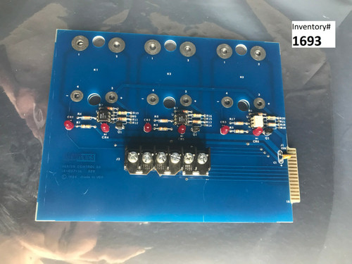 Thermonics 1b-087-1a Heater Control Bd Pcb Circuit Board Used