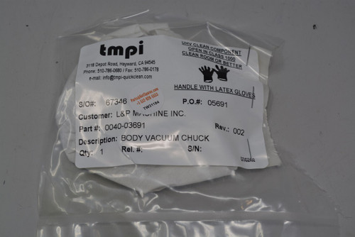 0040-03691	/	BODY Applied Materials 0040-03691 Body Vacuum Chuck for 300mm Wafer
