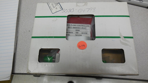 Stec, Stec Mfc Sec-4400mc-ruc Sih4 100 Sccm N2 C.f. 0.60, New