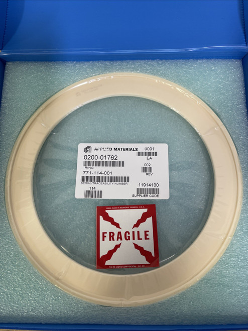 Applied Materials Amat 0200-01762 Capture Ring 200mm Semi Notch