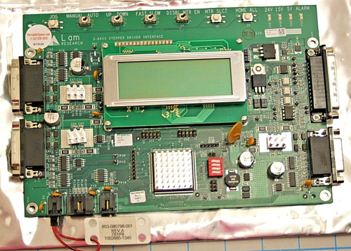 853-080798-001 Pcb 3-axis Stepper Driver Interface Lam Research
