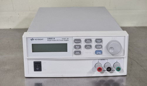 Keysight U8001a Single Output Dc Power Supply 0-30v, 3a