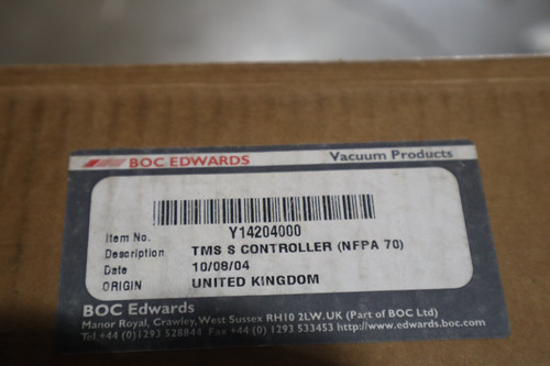 New Boc Edwards Y14204000 Tms Temperature Measuring System