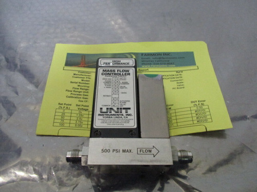 Unit Ufc-1100a Mass Flow Controller N2 500 Sccm - Refurbished